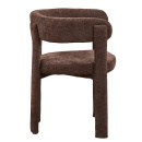 Voll gepolsteter Armlehn Stuhl Vola Farbton Espresso