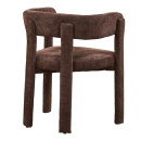 Voll gepolsteter Armlehn Stuhl Vola Farbton Espresso
