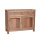 Vintage Sideboard Vitrine Azun natürliches Altholz