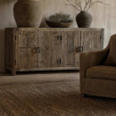 Sideboard Rook altes rustikales Holz 4 Türen 170 cm