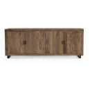 Sideboard Rook altes rustikales Holz 4 Türen 200 cm