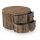 Runder Couchtisch Rook altes rustikales Holz 4 Schubladen