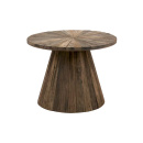 Runder Beistelltisch Rook altes rustikales Holz 60 cm