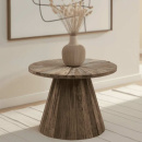 Runder Beistelltisch Rook altes rustikales Holz 60 cm