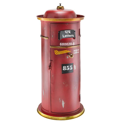 Postbox Bartresen mit Weinschrank Vintage Metall