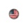 Druckknopf Small Size Flagge Amerika