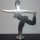 Figur Tänzerin aus Edelstahl