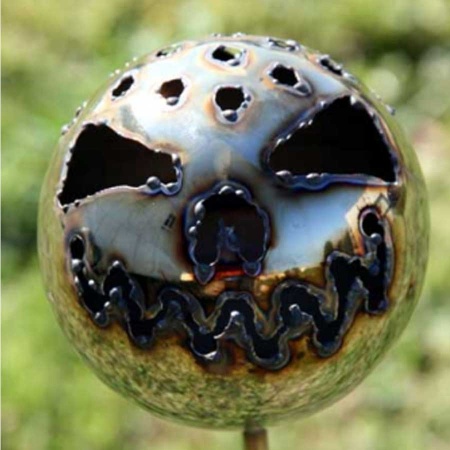 Feuerfackel als Zickzackfratze aus Edelstahl kaufen