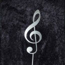 Notenschlüssel Edelstahl Musik Violinschlüssel