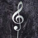 Notenschlüssel Edelstahl Musik Violinschlüssel