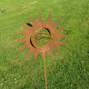 Metall Sonne 3D Gartendeko