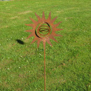 Metall Sonne 3D Gartendeko