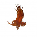 Adler Metall rostiger Greifvogel Gartendeko