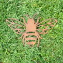 Biene aus Metall Edelrost Gartendeko