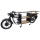 Motorrad Regal industrial Anrichte Metall Massivholz 260 cm