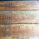 Industrial Klapptisch Vintage altes Holz und Eisengestell 150x45 cm