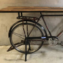 Tisch Fahrrad Möbel Retro Konsole Fahrradtisch 190cm