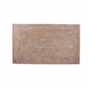 Tischplatte Teak Massivholz Lea Grey Wash 120 x 70 cm