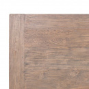 Tischplatte Teak Massivholz Lea Grey Wash 120 x 70 cm