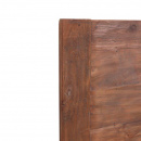 Teak Holz Tischplatte Lea natural quadratisch 70 cm