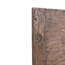 Tischplatte recyceltes Teak Holz Lea Grey Wash 120 x 80 cm