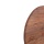 Holz Tischplatte Teak Lea rustikal rund 90 cm