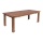 Teak Holz Esszimmer Tisch aus der Serie Lea mit rustikaler Holzplatte in 220 cm