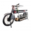 Motorrad Bike Design Bar Weinregal mit Glashalter 183 cm