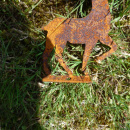 Rostiger Deko Hirsch Metall zum basteln 12 cm