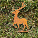 Rostiger Deko Hirsch Metall zum basteln 12 cm