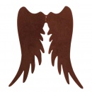 Metall Engel Flügel Rost 56 cm breite Weihnachtsdeko
