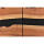 Epoxy Sideboard Holz Metall schwarz Epoxidharz 175 cm