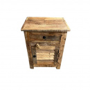 Holz Nachttisch Kommode Louvre Vintage 63 cm