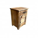 Holz Nachttisch Kommode Louvre Vintage 63 cm