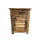 Holz Nachttisch Kommode Louvre Vintage 63 cm