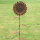 Sonnenblume Metall Gartenstecker Rost 30 cm Bl&uuml;te